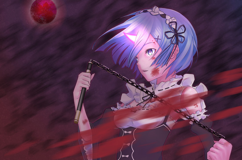rem (re:zero kara hajimeru isekai seikatsu) drawn by taro_(bocemon0807)