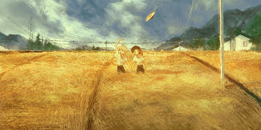 ikari shinji and nagisa kaworu (neon genesis evangelion) drawn by fishcoooo