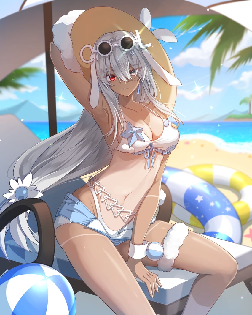 alpha and alpha: crimson abyss (punishing: gray raven) drawn by 04_(nb04_0_0)