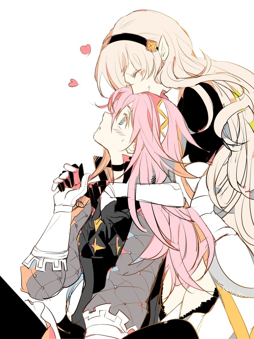 female corrin and soleil (fire emblem and 1 more) drawn by torisudesu