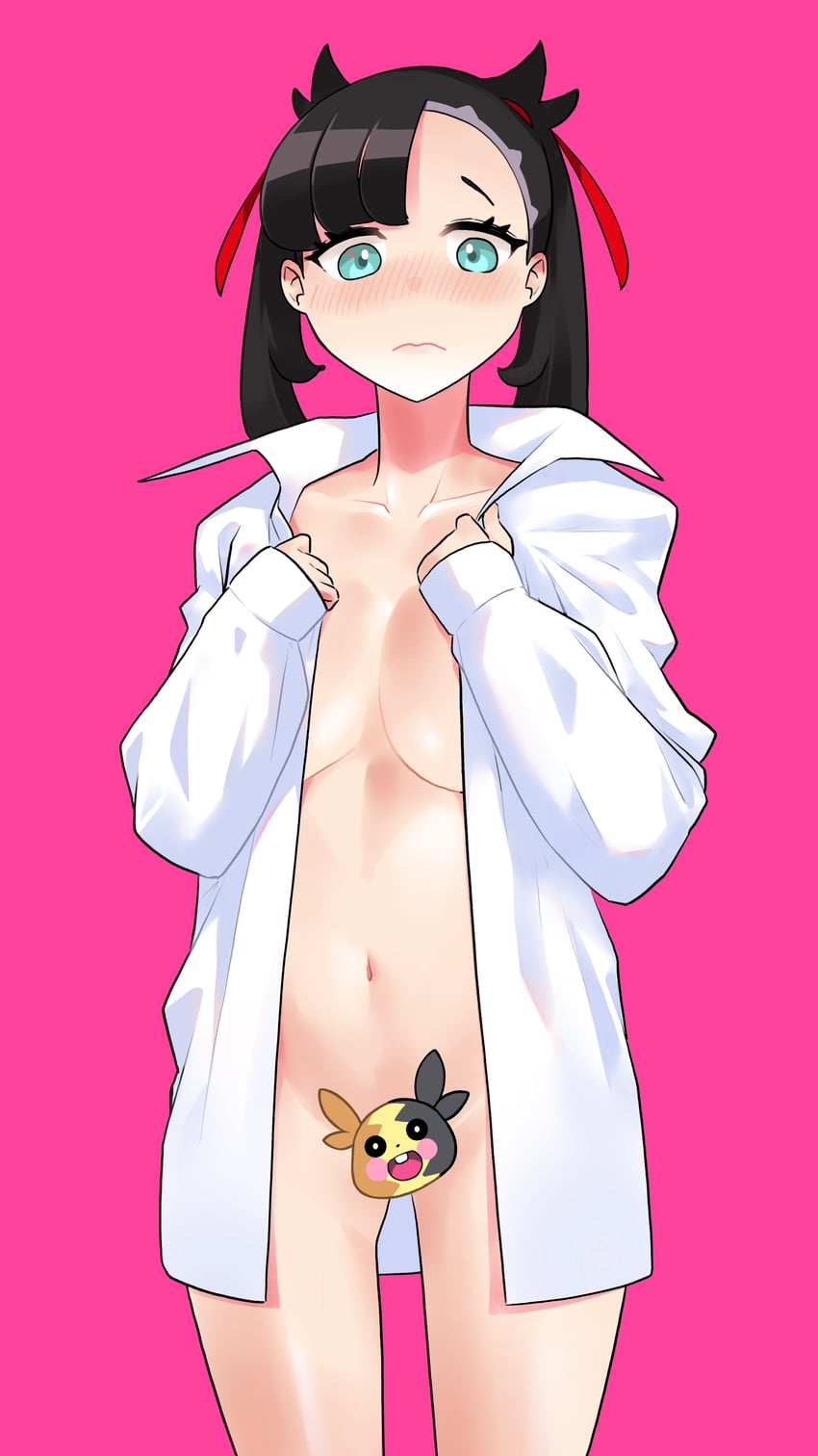 marnie and morpeko (pokemon and 1 more) drawn by monkey_jon