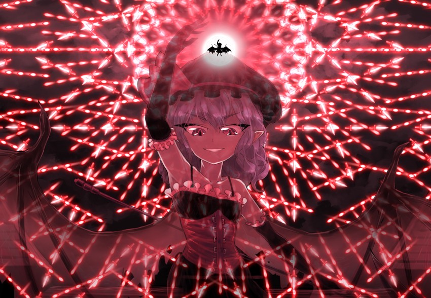 remilia scarlet (touhou and 1 more) drawn by sunnysideup
