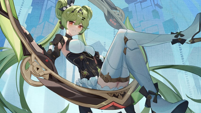 ai hyperion lambda (honkai and 1 more) drawn by iras17514