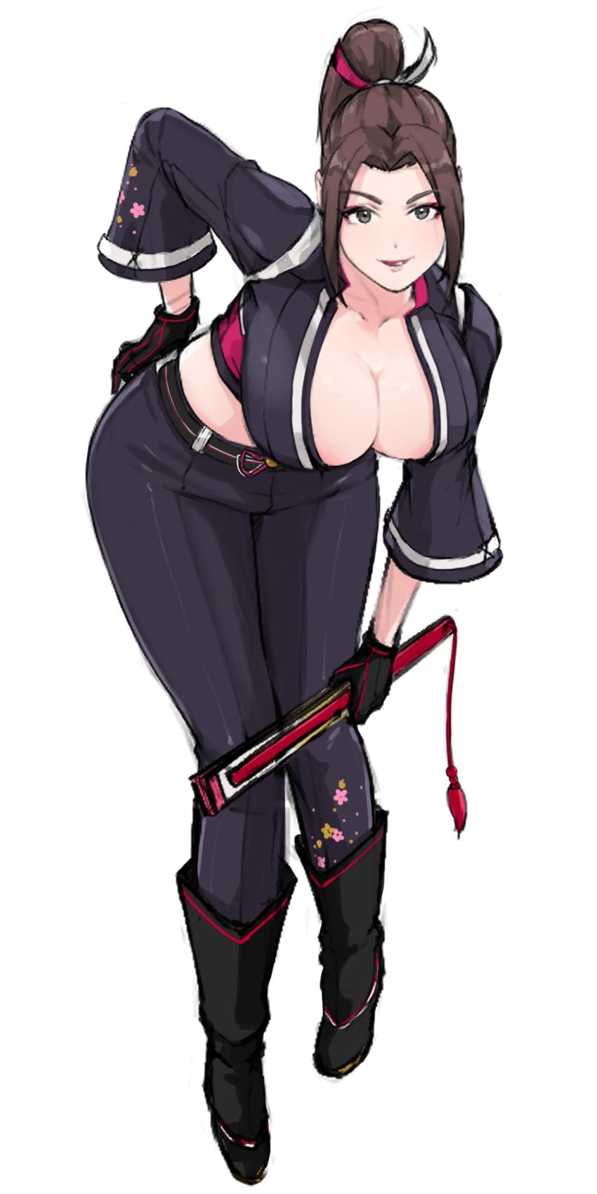 shiranui mai (street fighter and 3 more) drawn by tuzi717