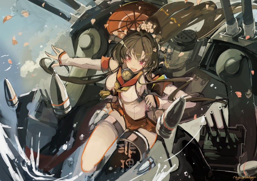 yamato and yamato kai (kantai collection) drawn by nagasawa_tougo
