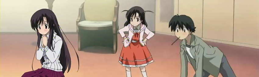 katsura kotonoha, itou makoto, and katsura kokoro (school days)