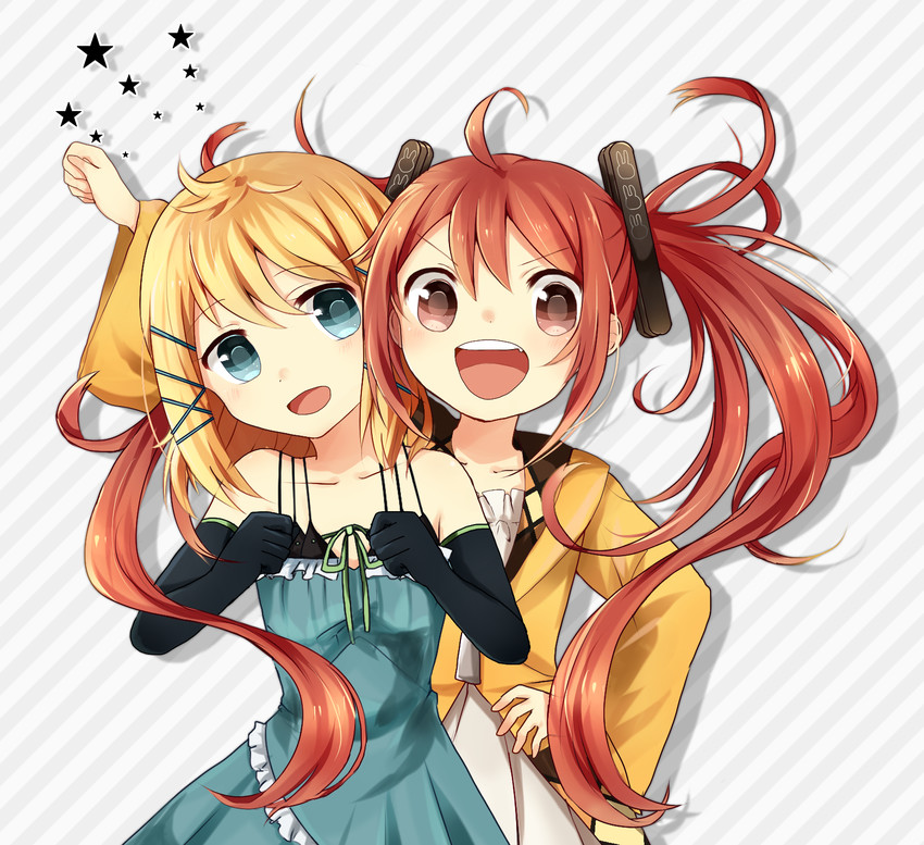 aihara enju and tina sprout (black bullet) drawn by umishima_rinta