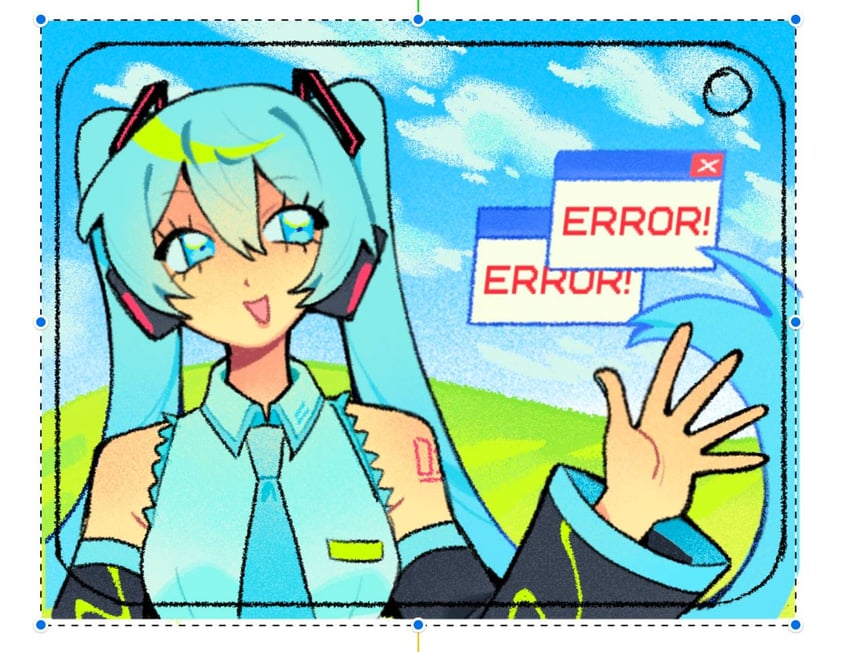 hatsune miku (vocaloid and 3 more) drawn by namw67