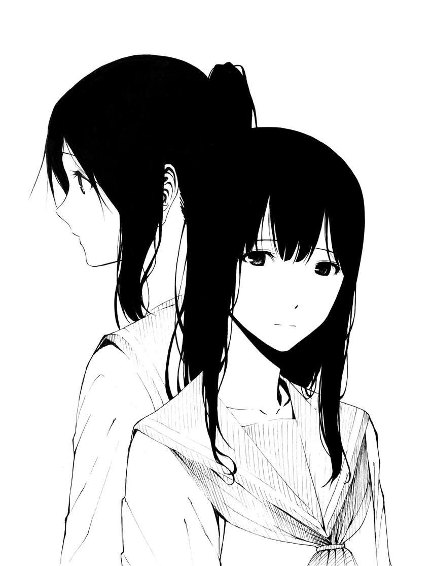 yoroizuka mizore and kasaki nozomi (hibike! euphonium and 1 more) drawn by ogino_jun