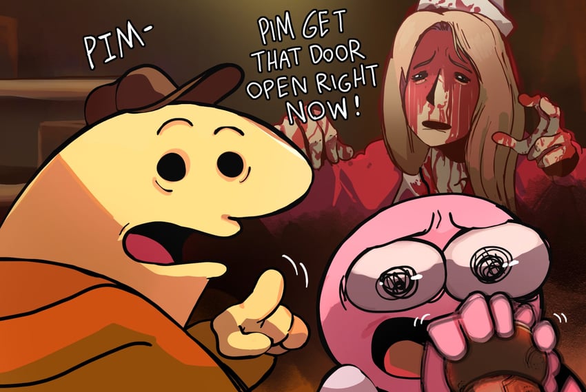 charlie dompler, pim pimling, and lisa garland (silent hill and 2 more) drawn by renthemonkey