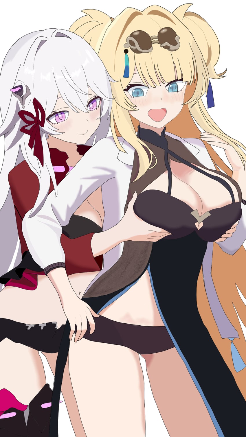 thelema nutriscu and songque (honkai and 1 more) drawn by aquamarine725