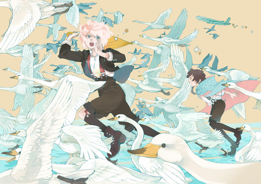 aoi yutaka and vladimir popov (shounen note) drawn by kamatani_yuuki