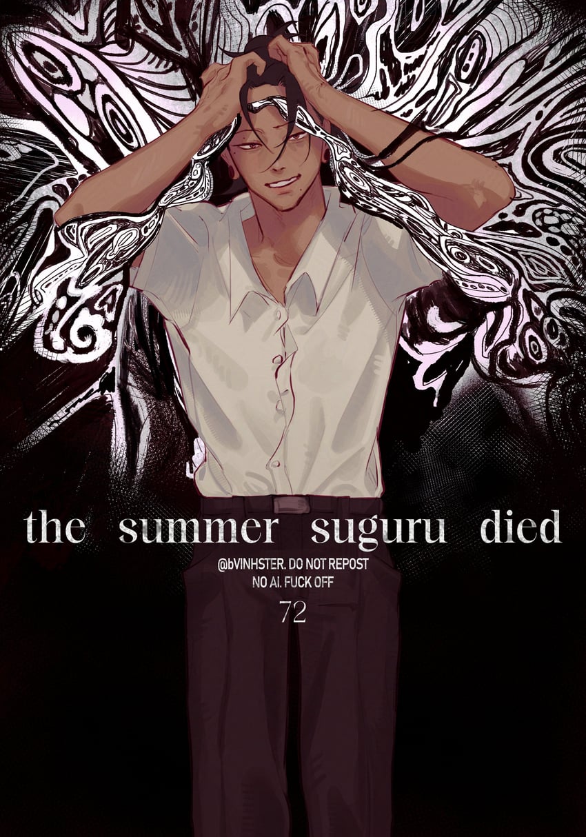 getou suguru (jujutsu kaisen and 1 more) drawn by bvinhster
