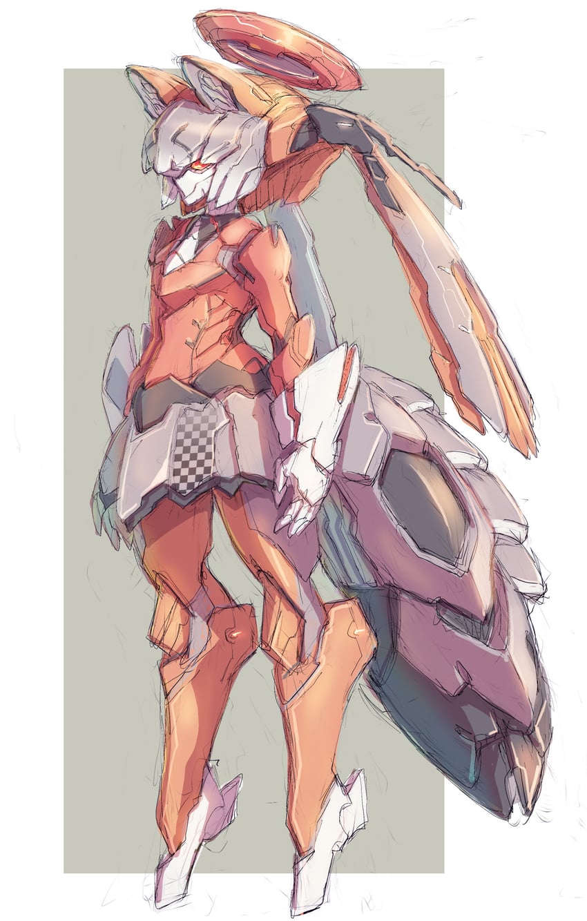 island fox and shimahairobo (kemono friends and 1 more) drawn by kosai_takayuki