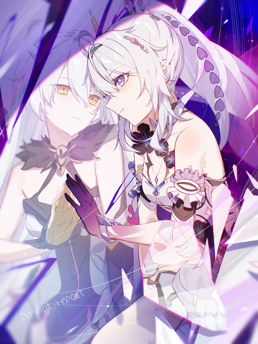 kiana kaslana (honkai and 1 more) drawn by karamaru626