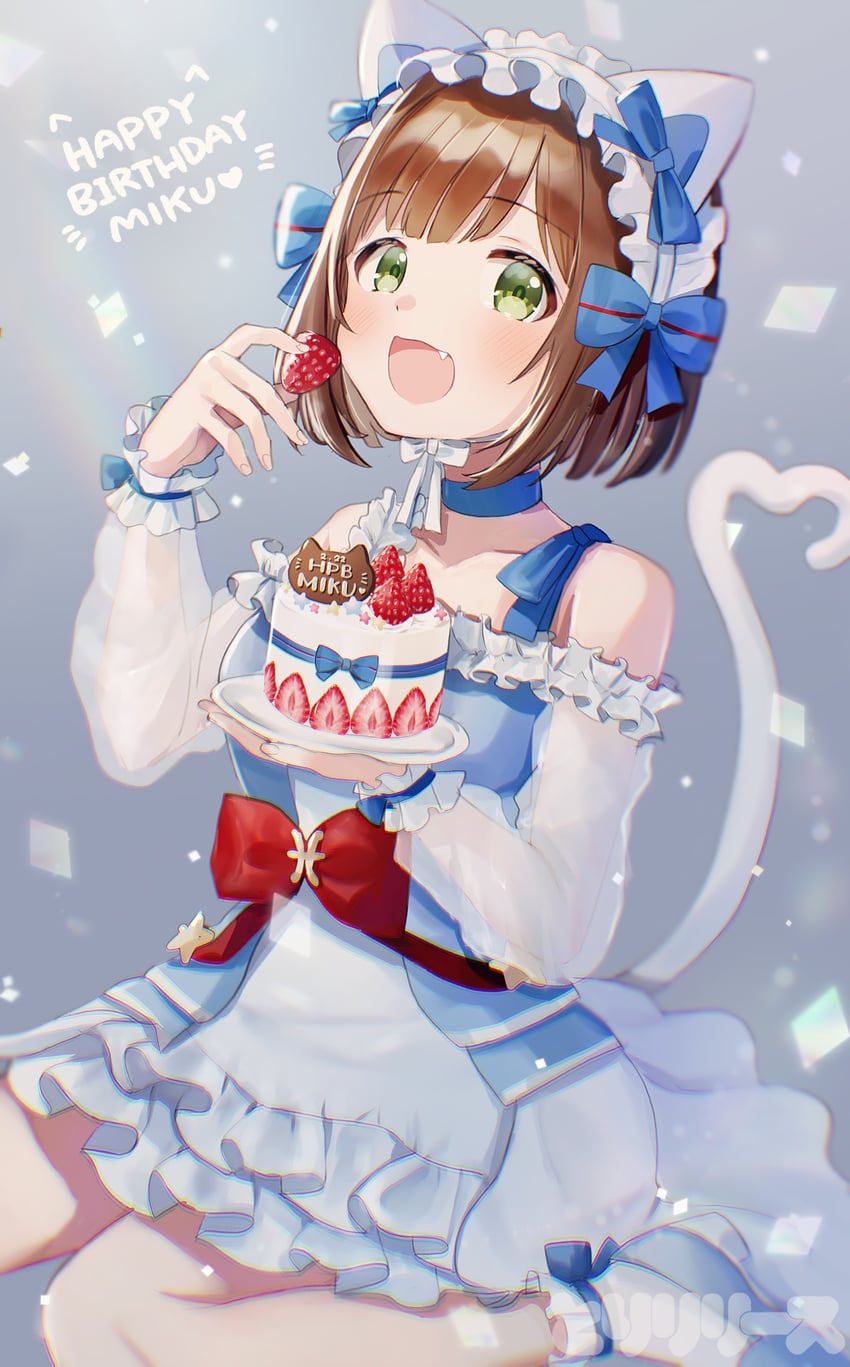 maekawa miku (idolmaster and 1 more) drawn by tori_ririisu