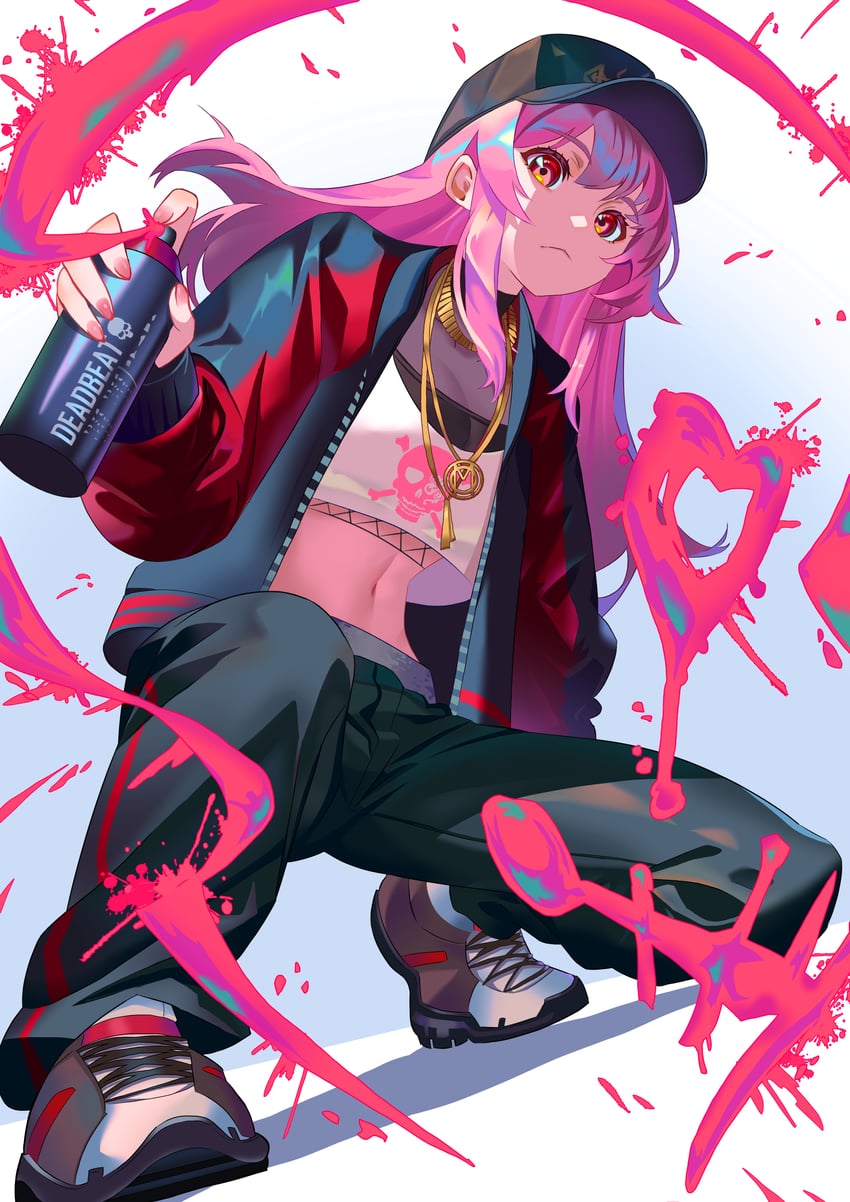 mori calliope (hololive and 1 more) drawn by fluffycatfish