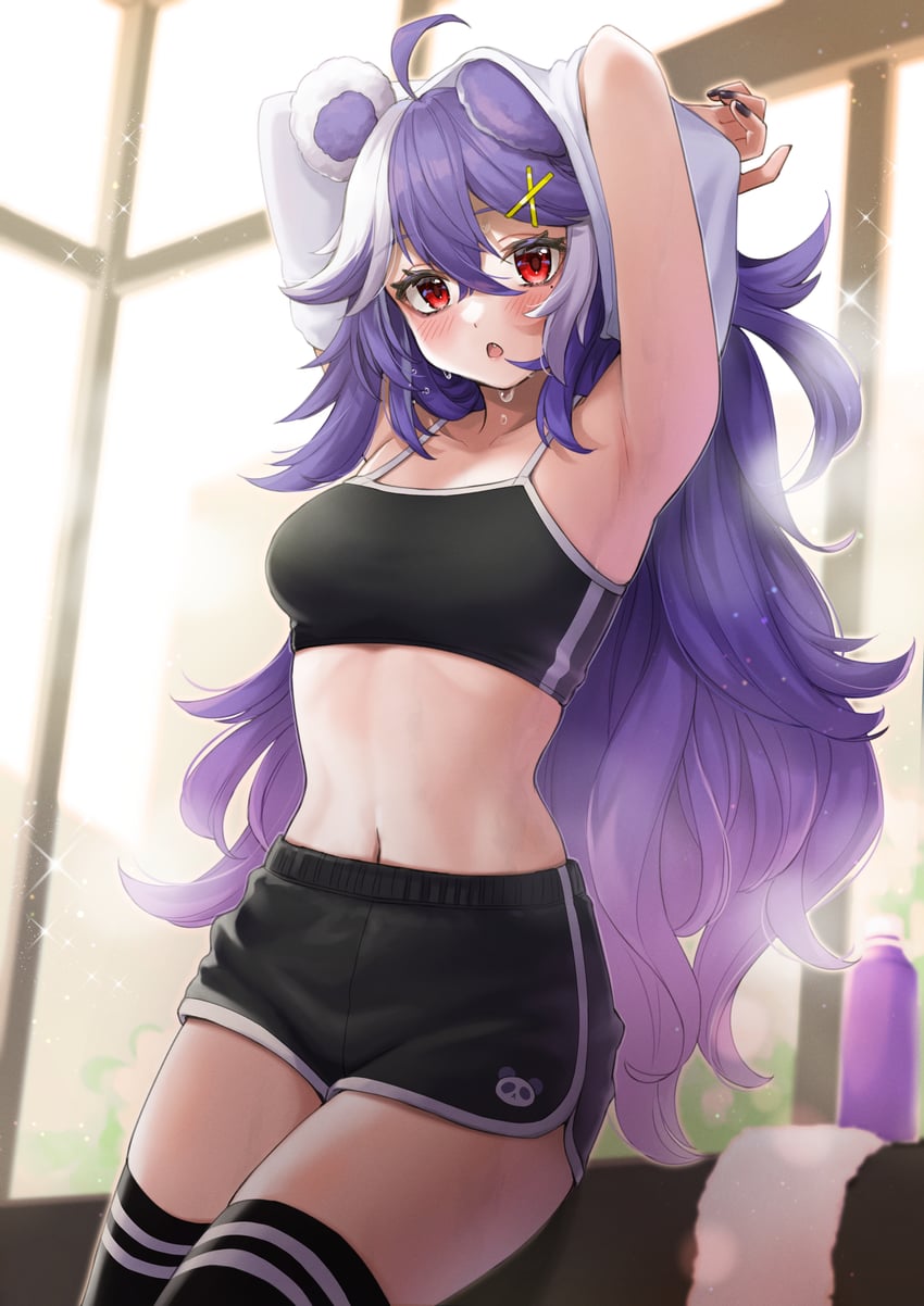 uji jiji (indie virtual youtuber) drawn by sahara1127