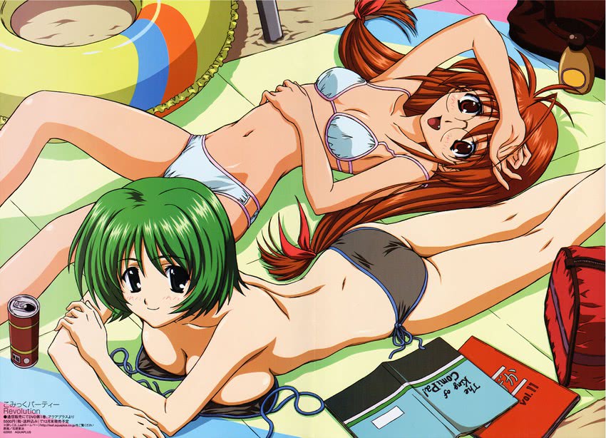 ooba eimi and inagawa yuu (megami magazine and 2 more) drawn by ishihara_keiji