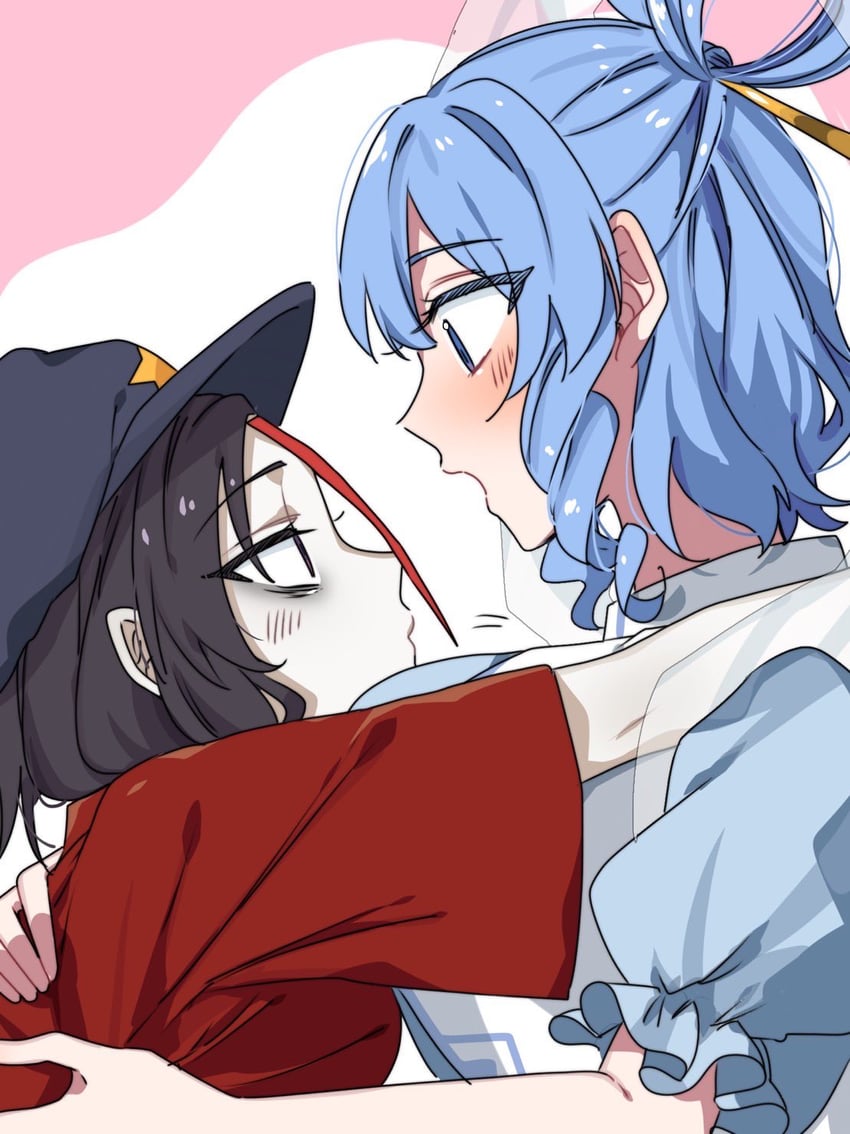 kaku seiga and miyako yoshika (touhou) drawn by eringi_(rmrafrn)