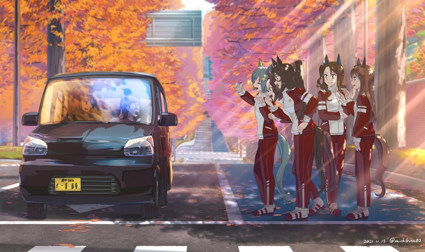 special week, king halo, seiun sky, grass wonder, and el condor pasa (umamusume) drawn by takuzui