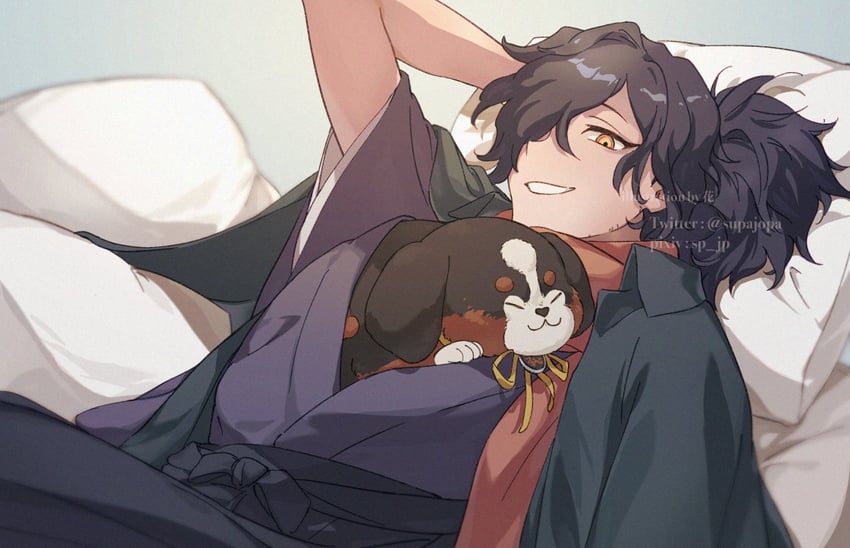okada izou (fate and 3 more) drawn by hua_(supa_jopa)