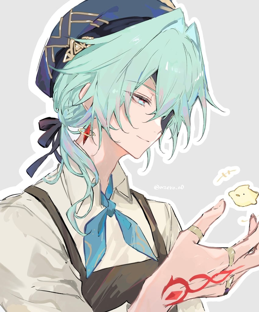 anaxa (honkai and 1 more) drawn by azero_a0
