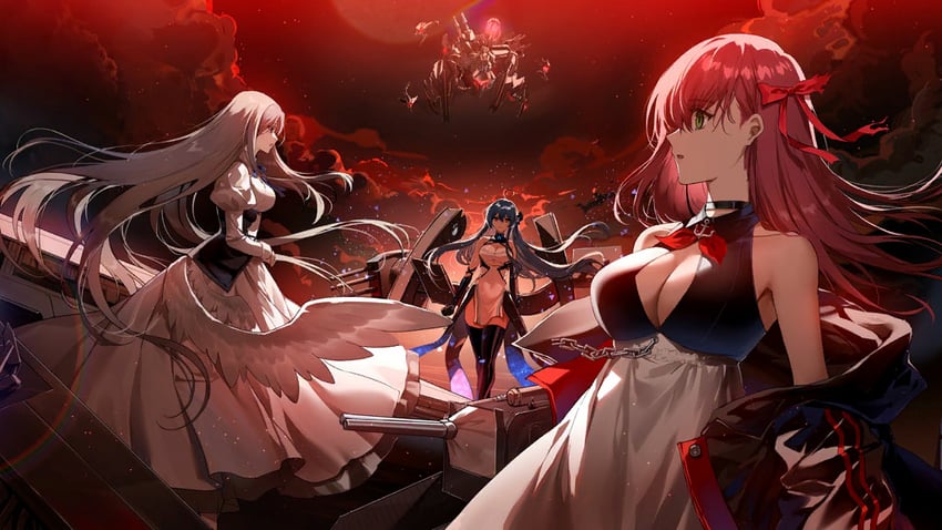 helena, yorktown, yorktown ii, memphis, and arbiter the devil xv (azur lane)