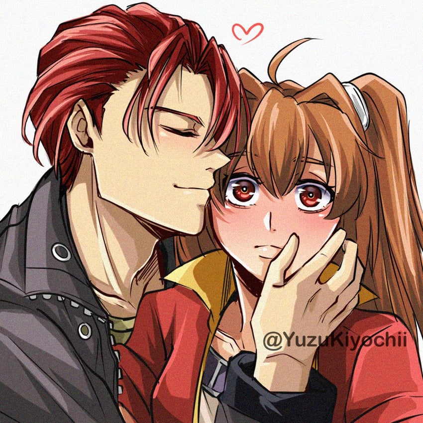 estelle bright and rais (eiyuu densetsu and 1 more) drawn by yuzukiyo