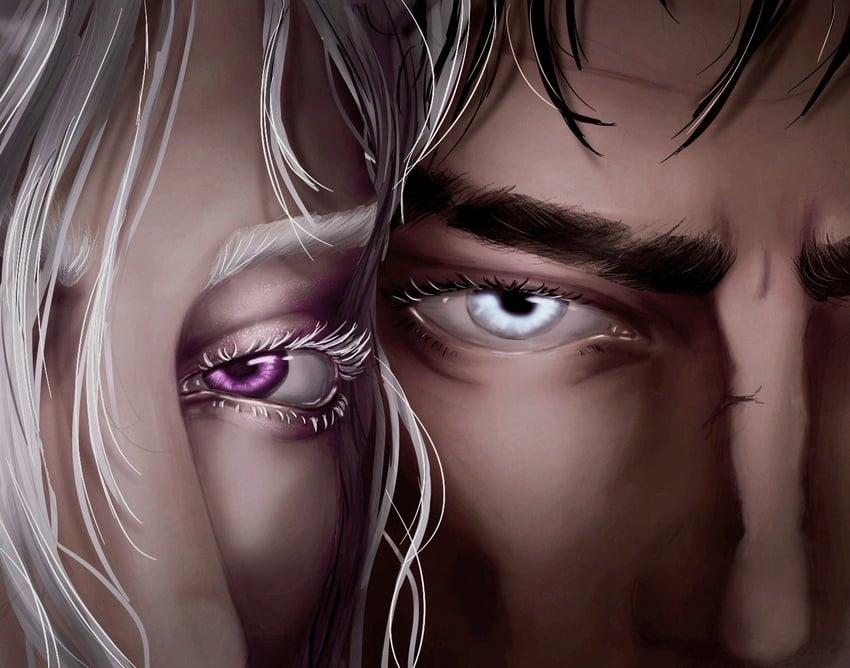 fulgrim and ferrus manus (warhammer 40k) drawn by kathy-rah