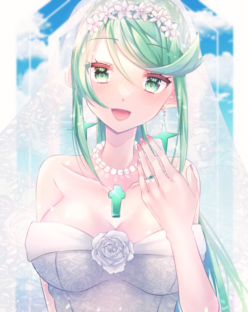 pneuma (xenoblade chronicles and 1 more) drawn by amanoru_mozuku