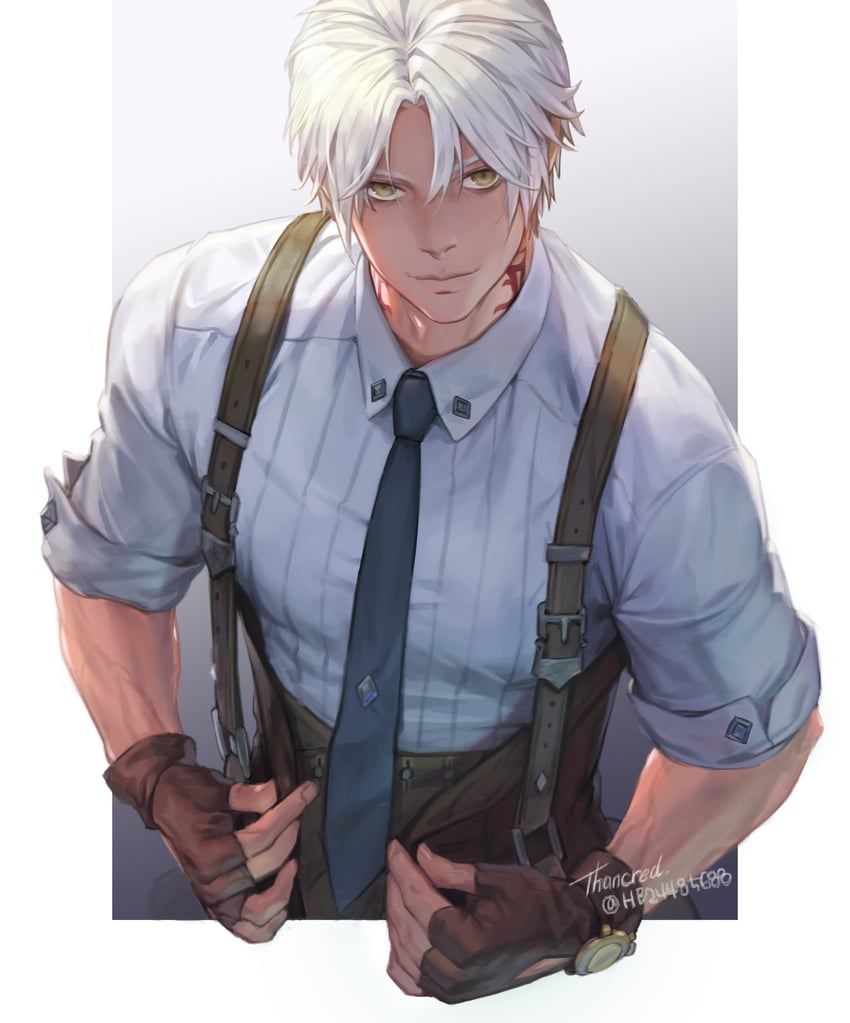 thancred waters (final fantasy and 1 more) drawn by hoi_star