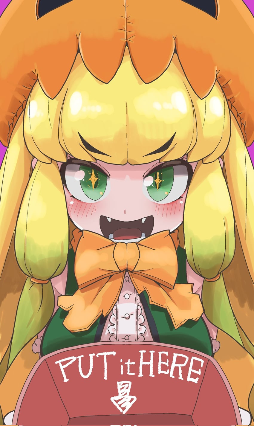 jack-o'-lantern (kemono friends and 1 more) drawn by onaji_(sokudo_seigen)