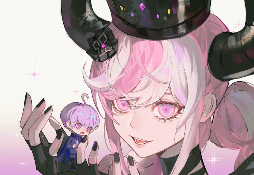 shinigami and yuma kokohead (master detective archives: rain code) drawn by binxngchng1