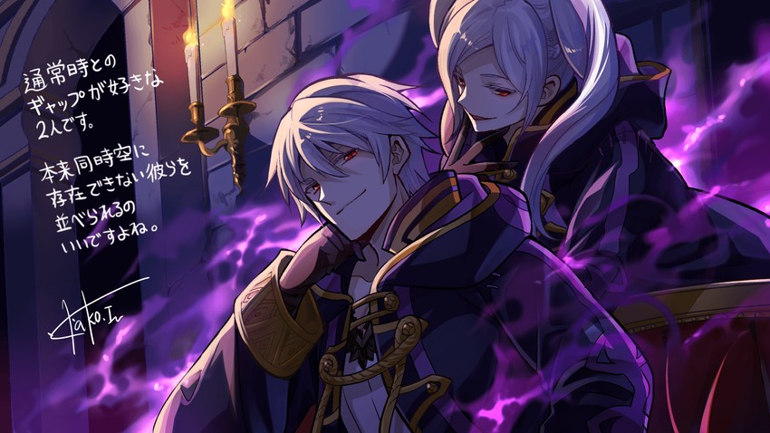 female robin and male robin (fire emblem and 2 more) drawn by itagaki_hako