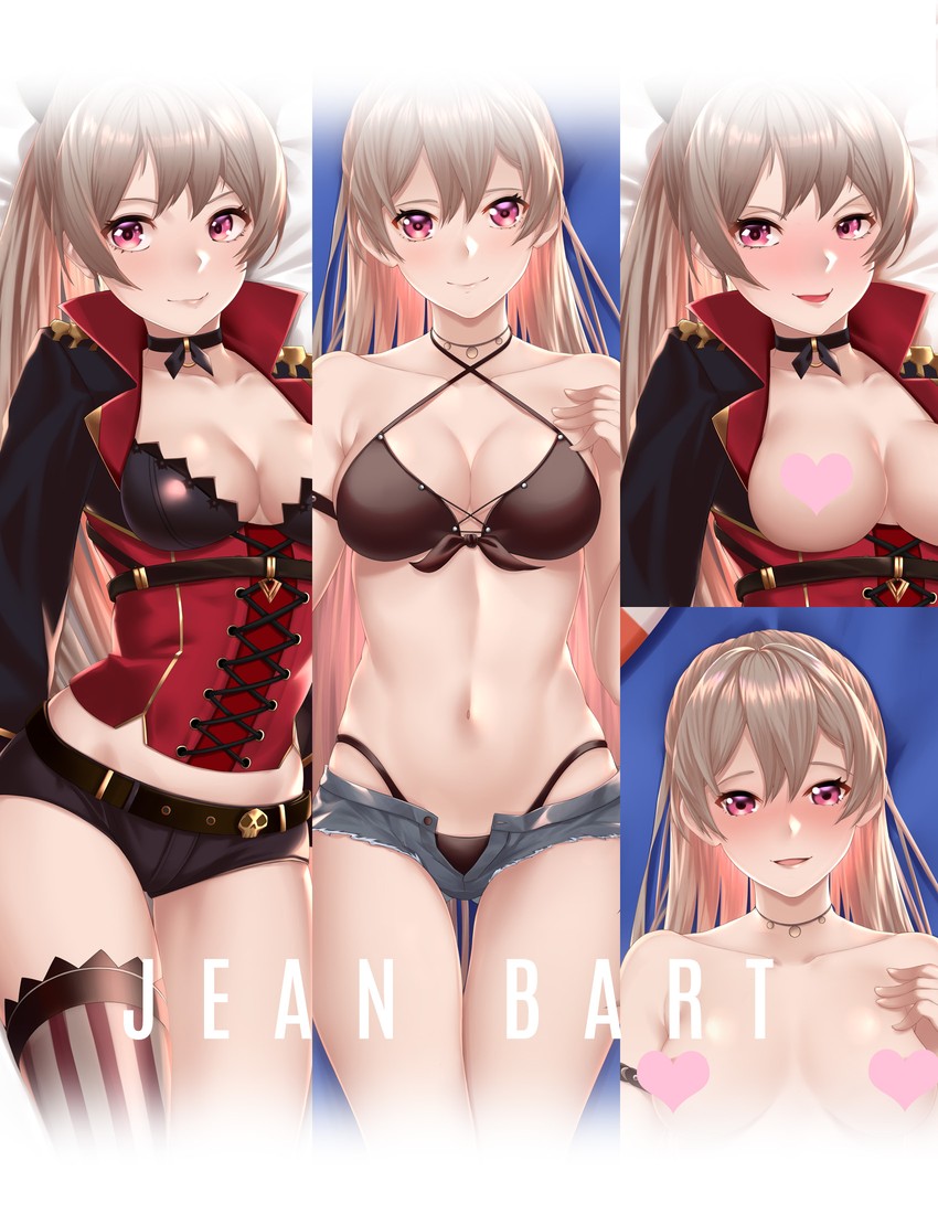 jean bart (azur lane) drawn by rara086