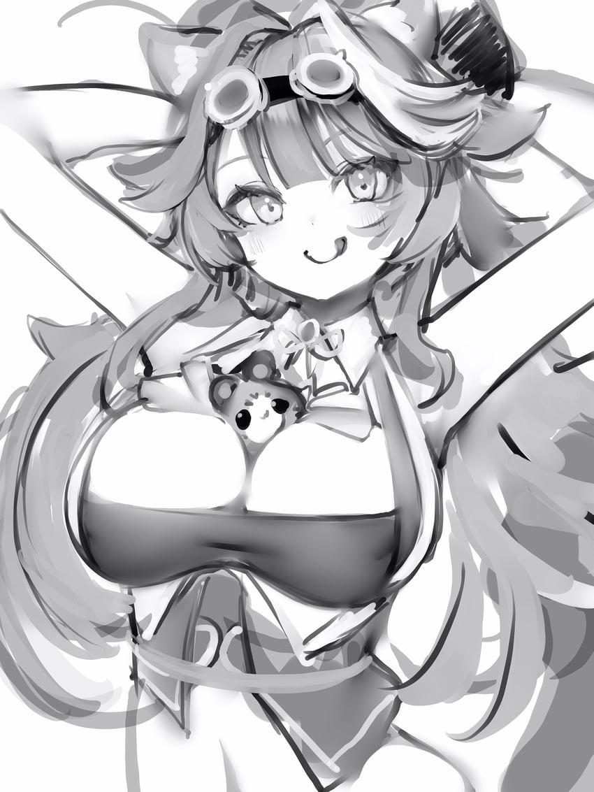 raora panthera and chattino (hololive and 1 more) drawn by nanashi_(nlo)