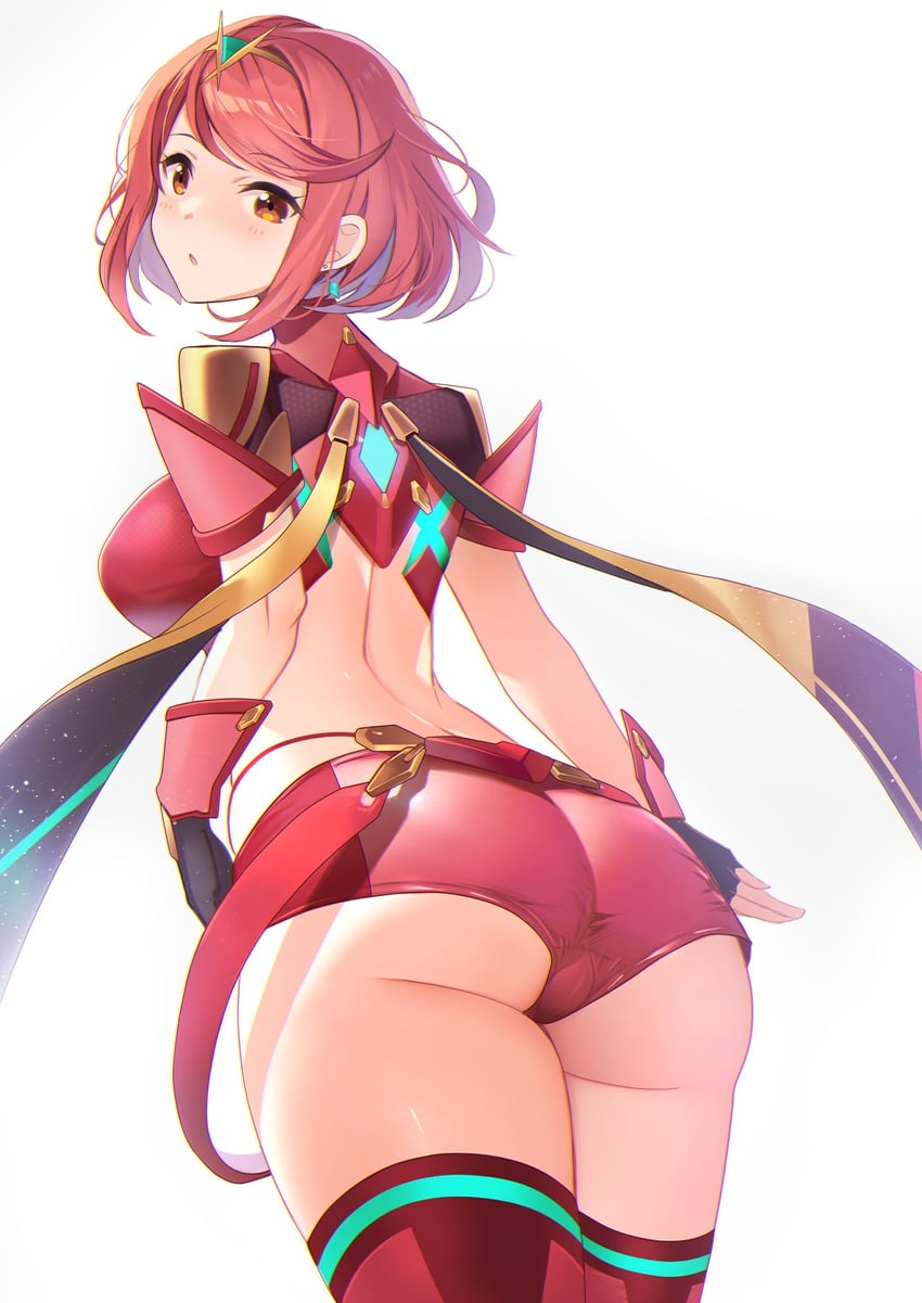 pyra (xenoblade chronicles and 1 more) drawn by 2nske_poke