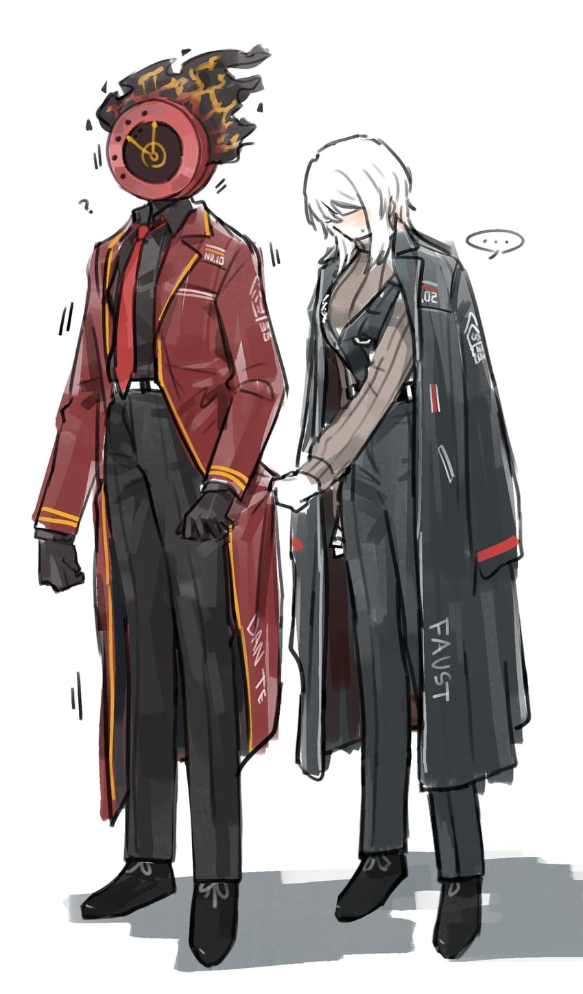 faust and dante (project moon and 1 more) drawn by naughty_0b