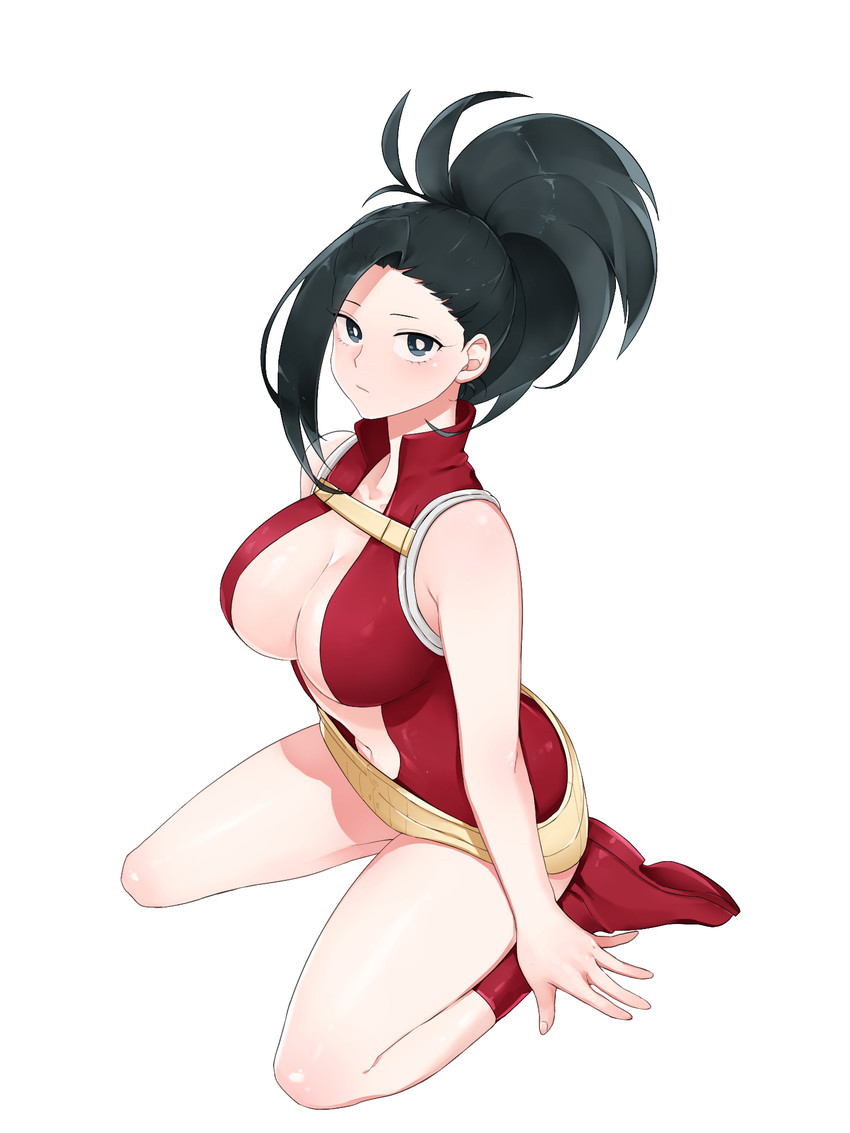 yaoyorozu momo (boku no hero academia) drawn by saran