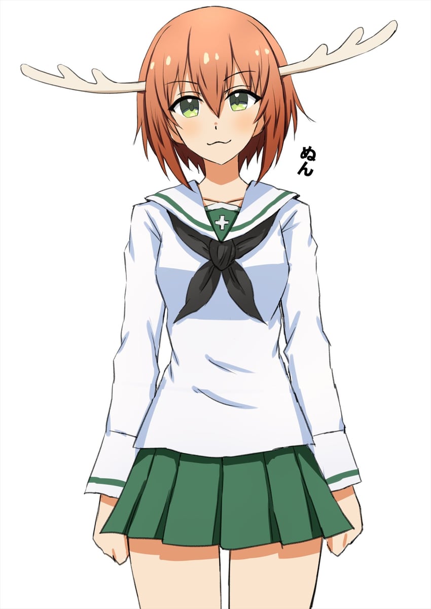 nishizumi miho and shikanoko noko (girls und panzer and 1 more) drawn by omachi_(slabco)