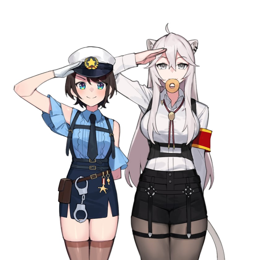 oozora subaru and shishiro botan (hololive and 1 more) drawn by dasdokter