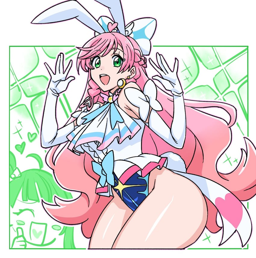 sora harewataru, nijigaoka mashiro, and cure prism (precure and 1 more) drawn by kenchi