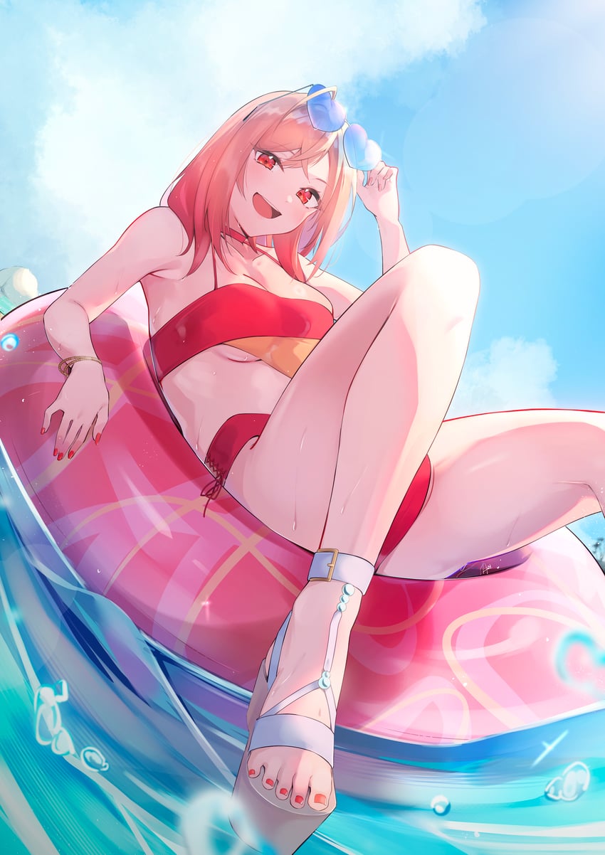 ichijou ririka (hololive and 1 more) drawn by inuinuo_gataken