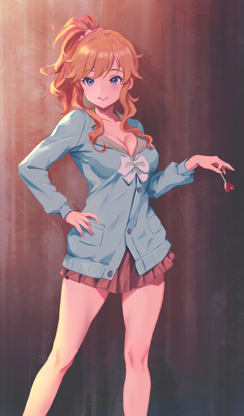 ohtsuki yui (idolmaster and 1 more) drawn by qingli_ye