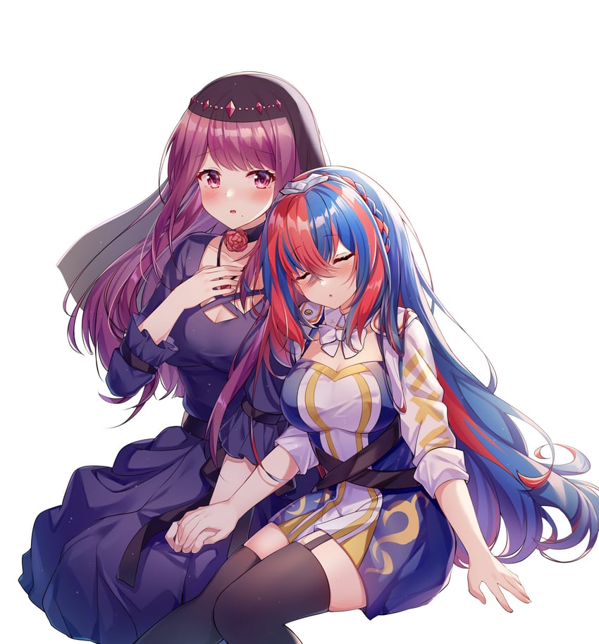 ivy and female alear (fire emblem and 1 more) drawn by mikasa-01