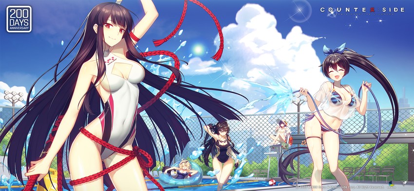 karin wong, yen xing lanchester, lee yumi, edith twins, and liv allen (counter:side)