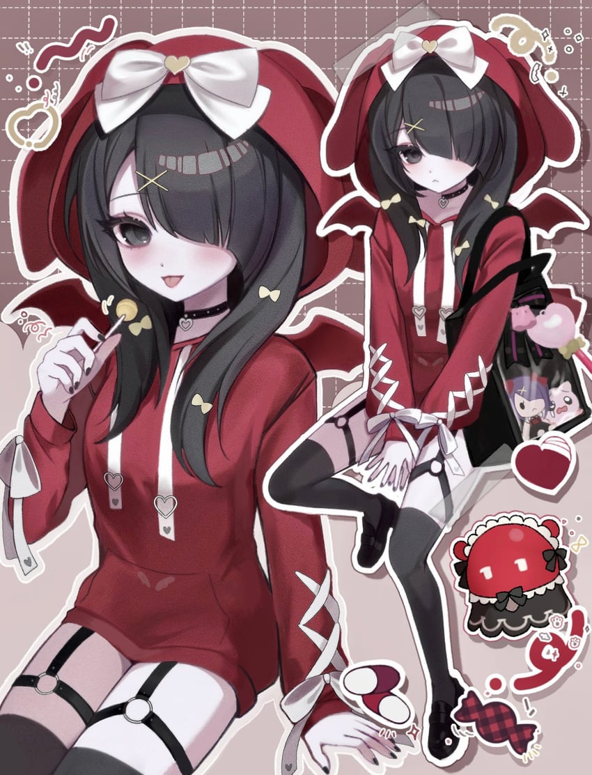 ame-chan and pien cat (needy girl overdose) drawn by ttede_(0984mony)