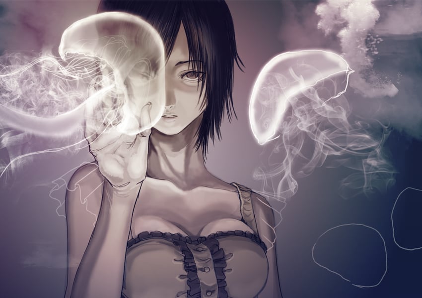 minazuki ruka (fatal frame and 1 more) drawn by gauss_<bokashi