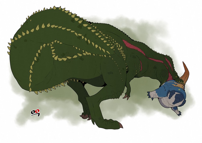 deviljho and dodogama (monster hunter and 1 more) drawn by youngno